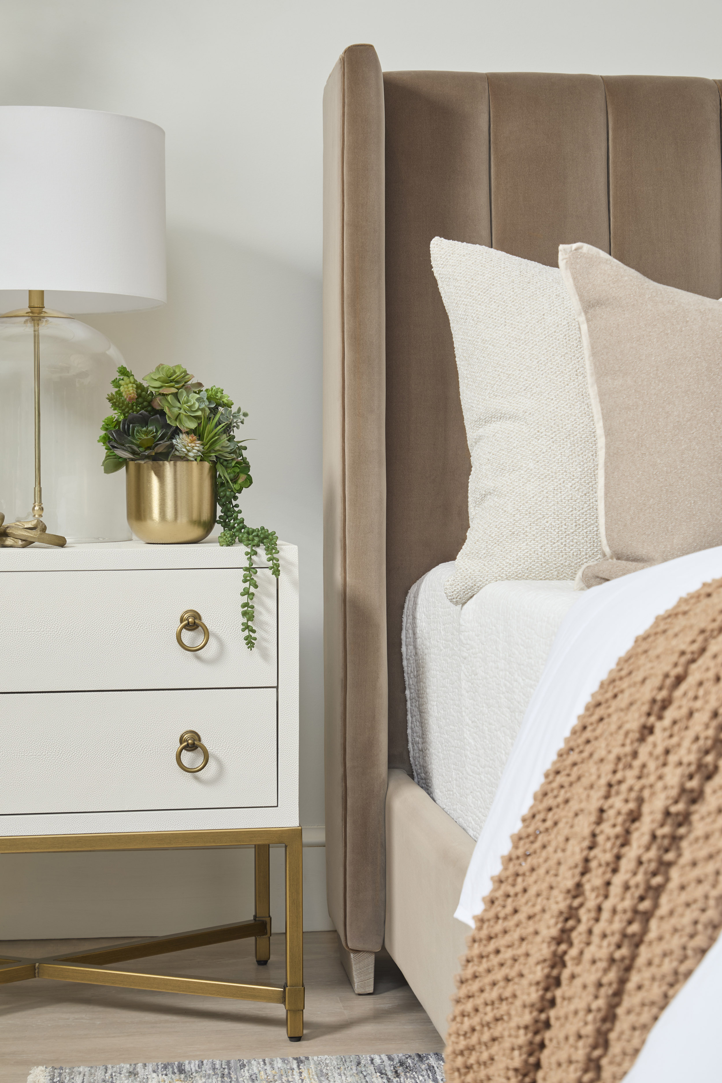 Strand Shagreen 2-Drawer Nightstand | Essentials For Living